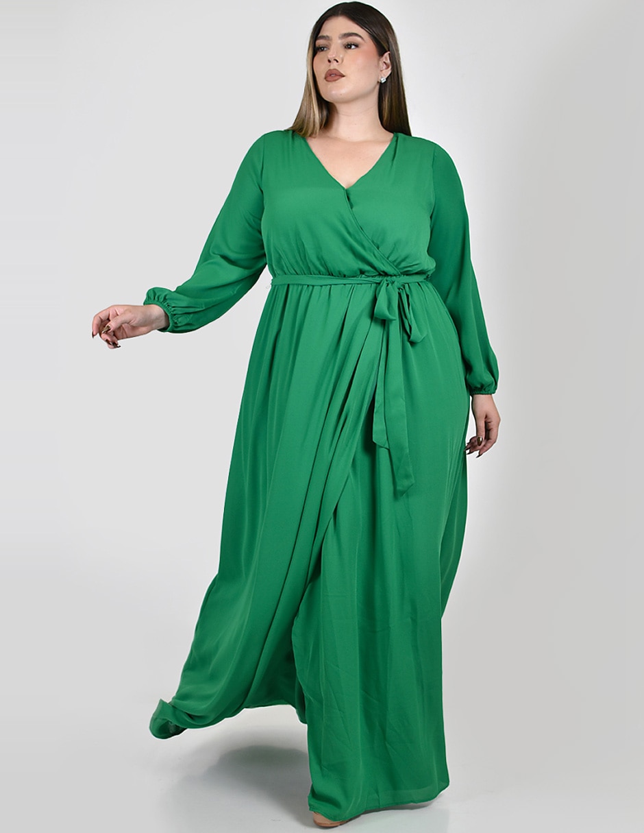 Vestido maxi de fiesta escote v Vestido maxi de fiesta escote v