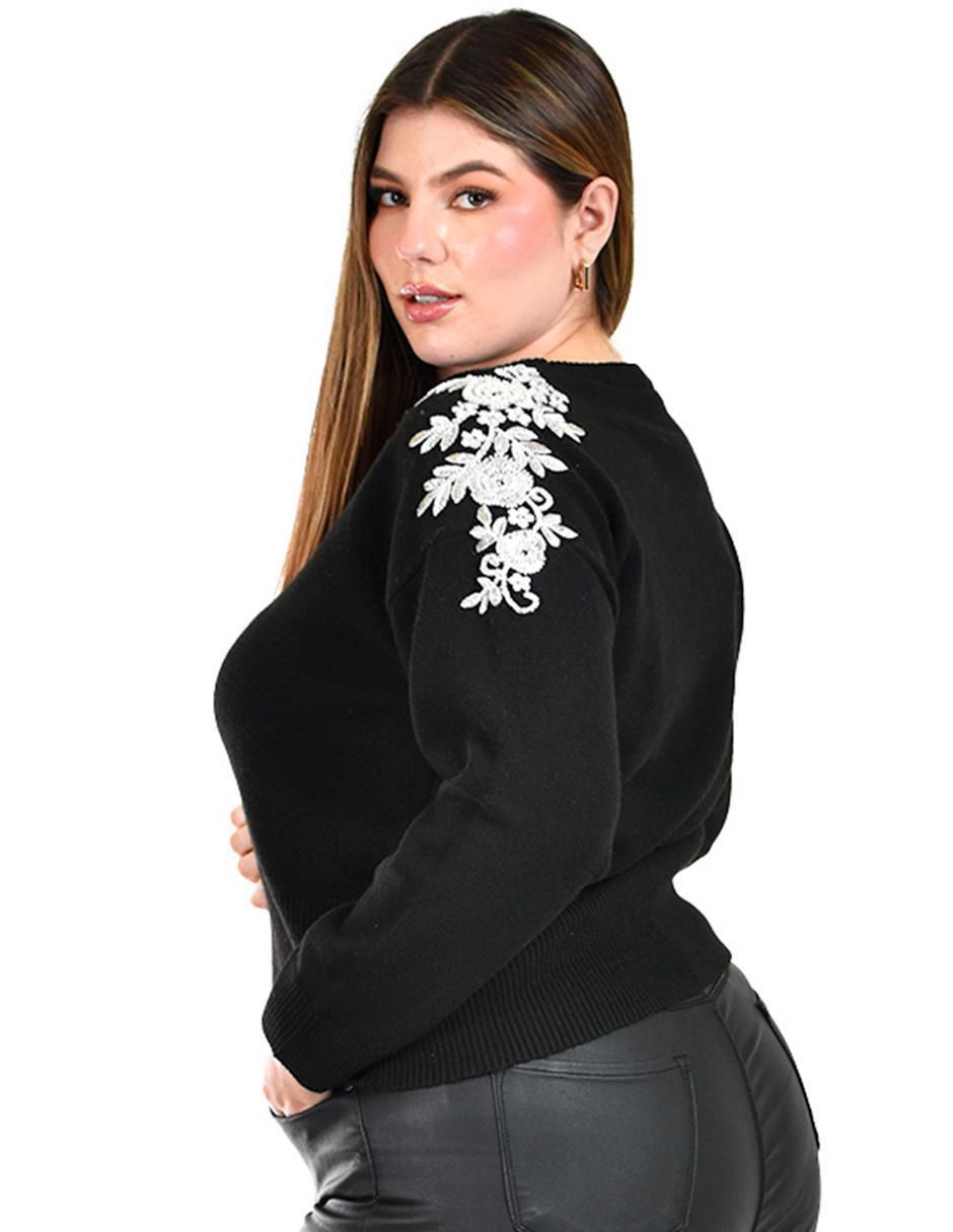 Suéter Roman Fashion cuello redondo para mujer