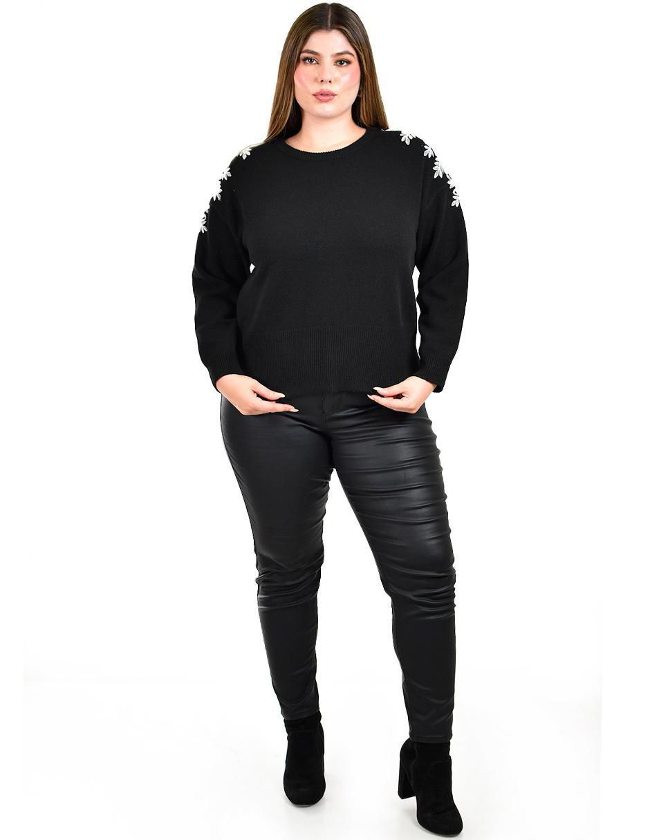 Suéter Roman Fashion cuello redondo para mujer