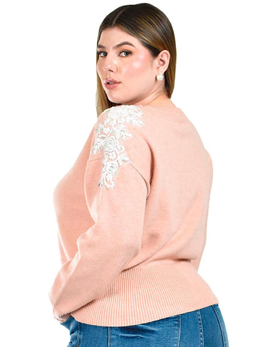 Suéter Roman Fashion cuello redondo para mujer