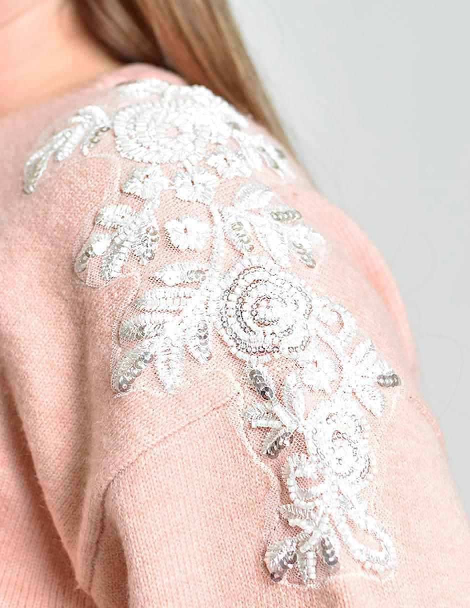 Suéter Roman Fashion cuello redondo para mujer