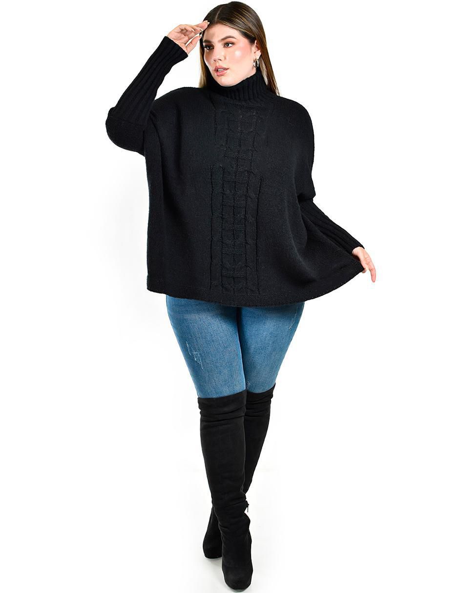 Suéter Roman Fashion cuello tortuga para mujer