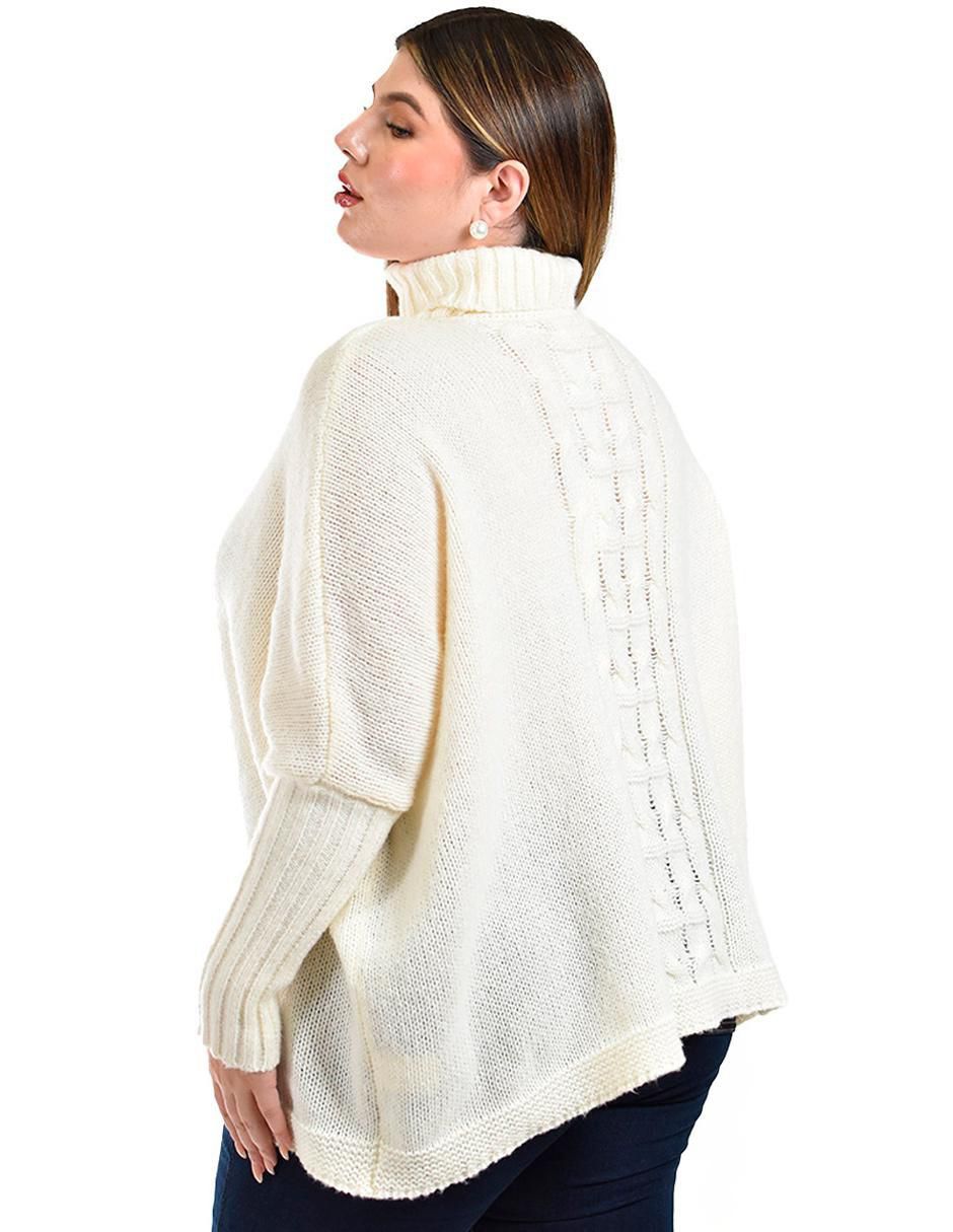 Suéter cuello tortuga para mujer