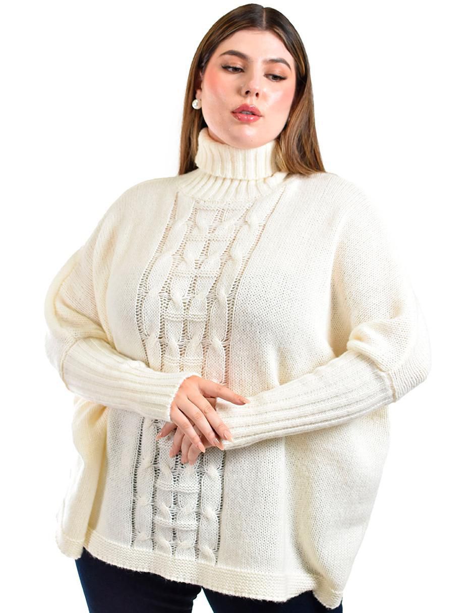 Suéter cuello tortuga para mujer