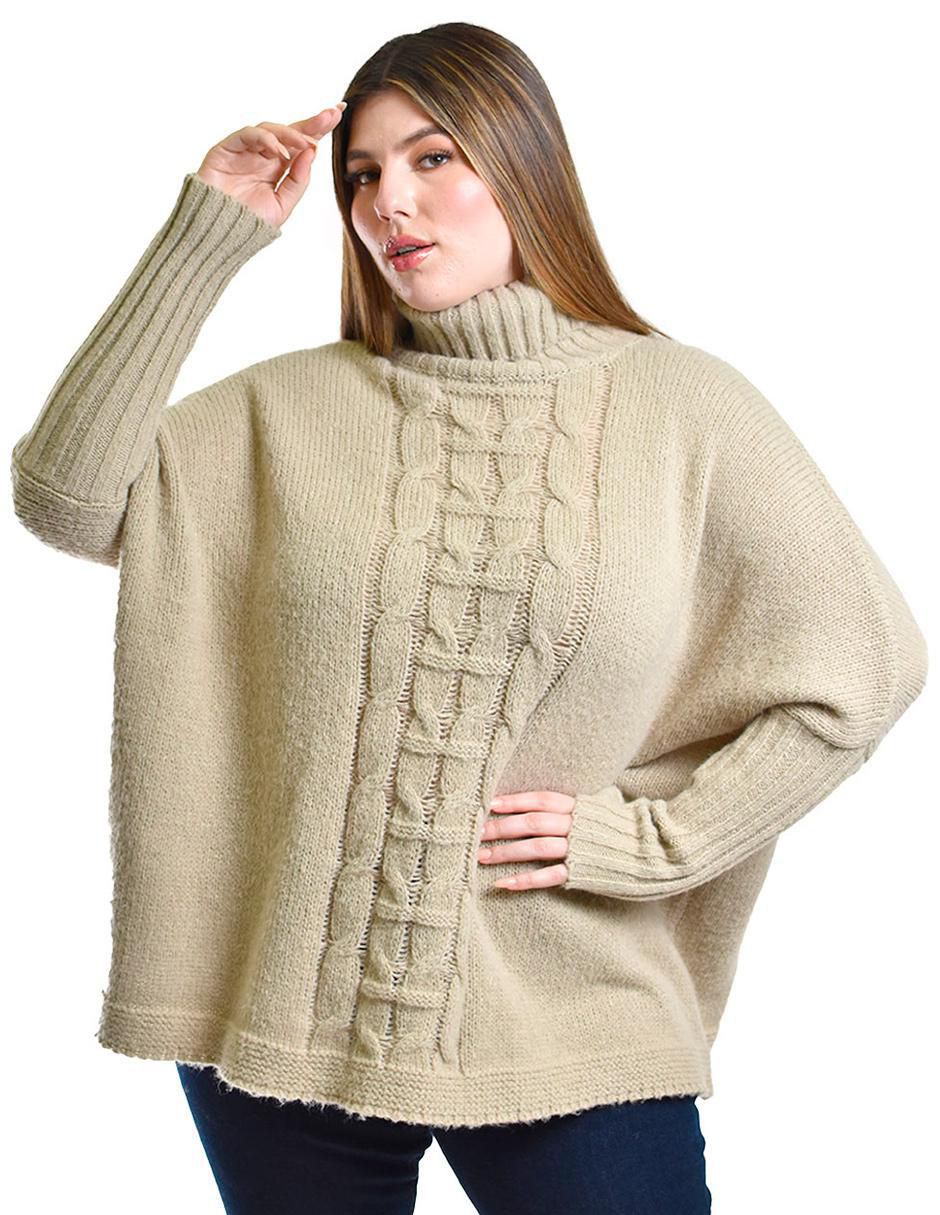 Suéter Roman Fashion cuello tortuga para mujer