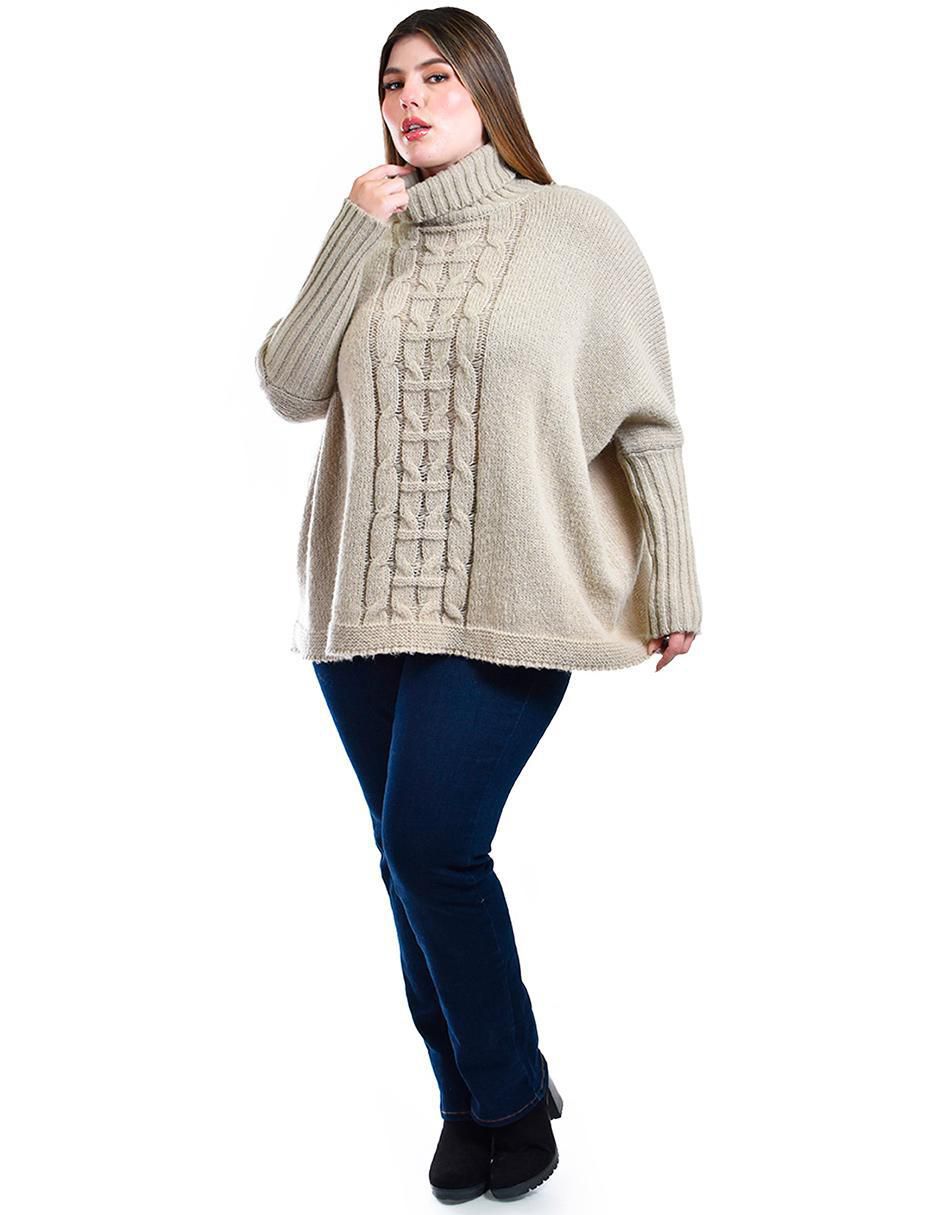 Suéter Roman Fashion cuello tortuga para mujer