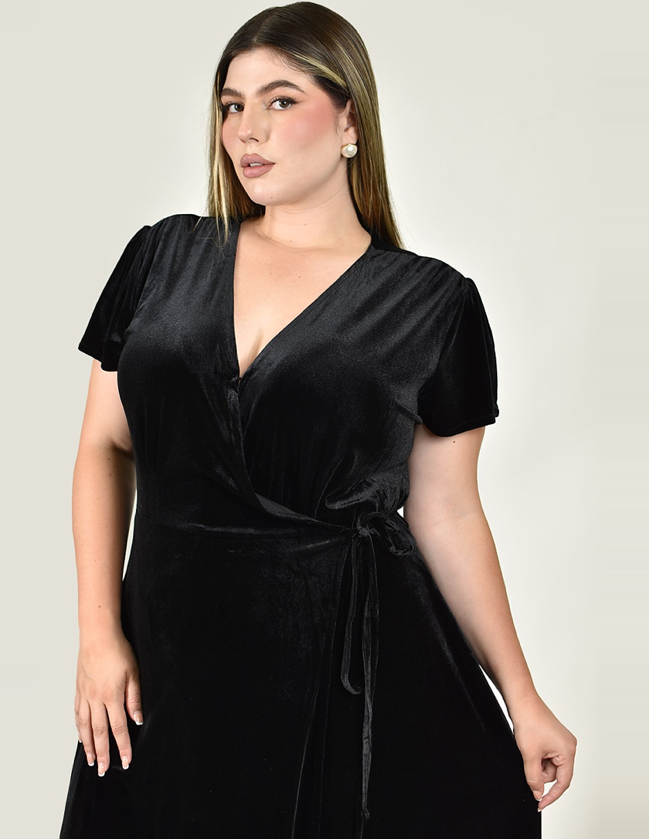 Vestido midi formal para mujer