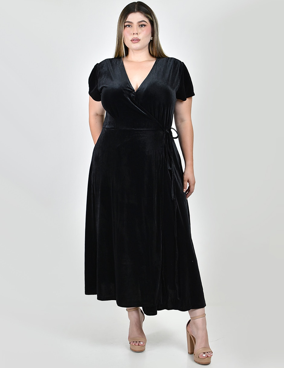 Vestido midi formal para mujer