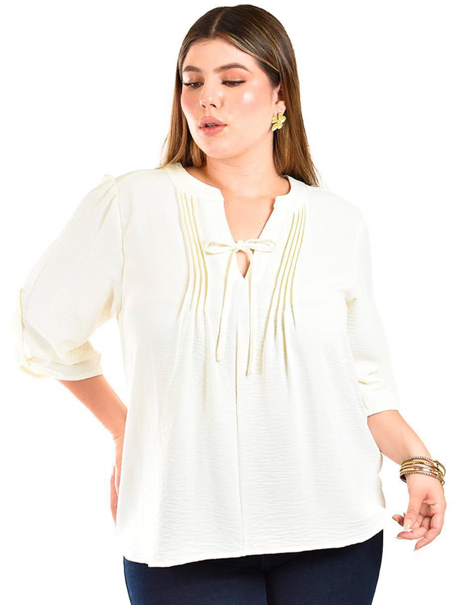 Blusa manga 3/4 para mujer