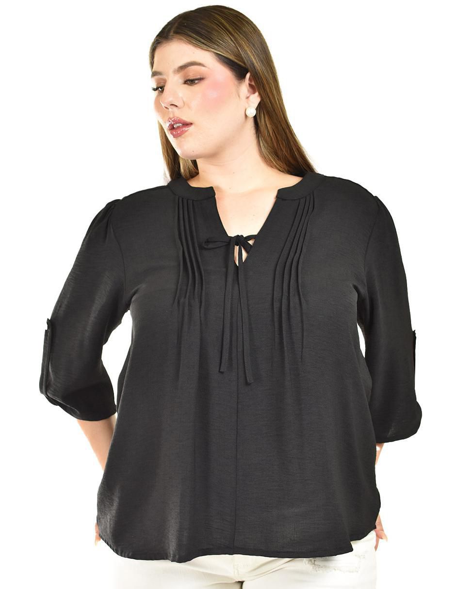Blusa manga 3/4 para mujer