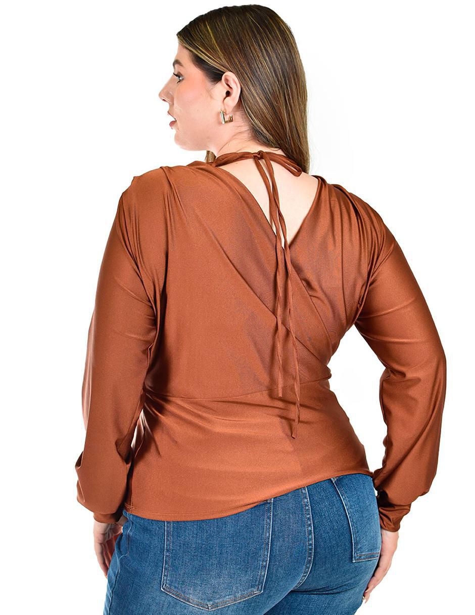 Blusa manga larga para mujer