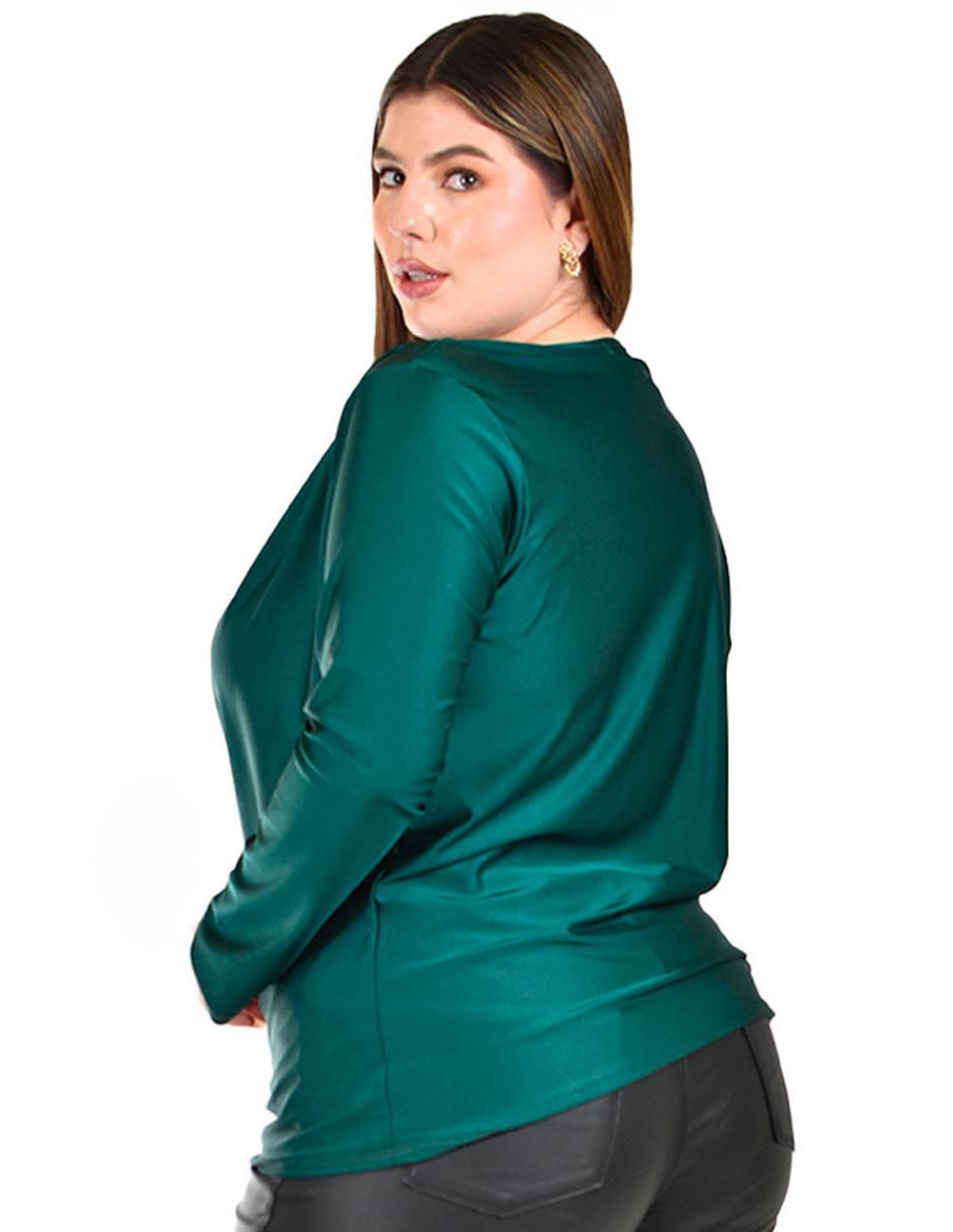 Blusa manga larga para mujer