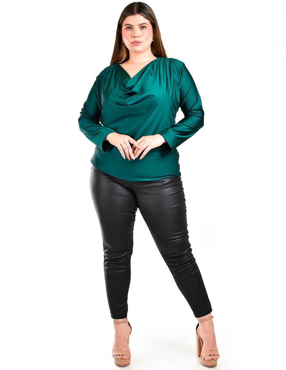 Blusa manga larga para mujer