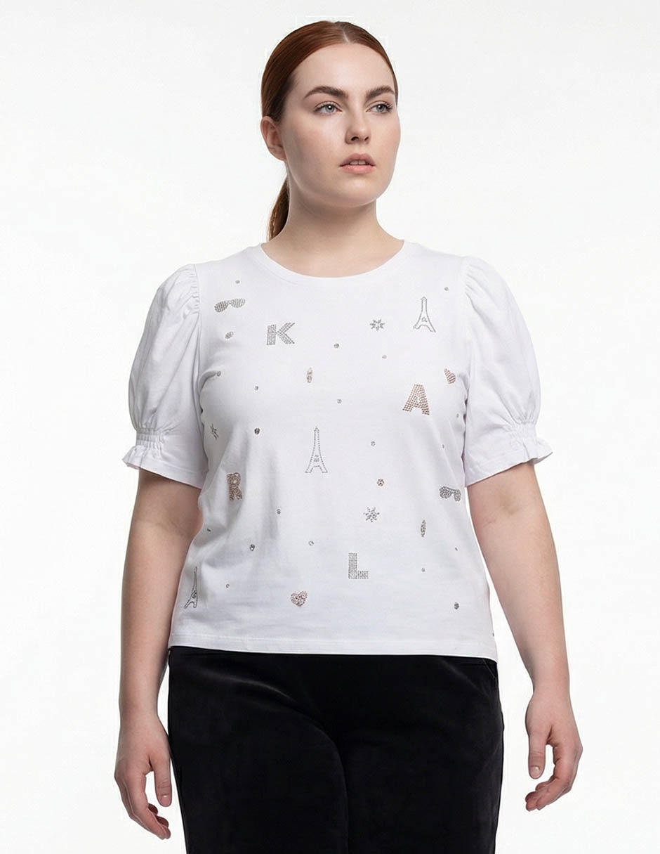 Blusa manga corta para mujer 1