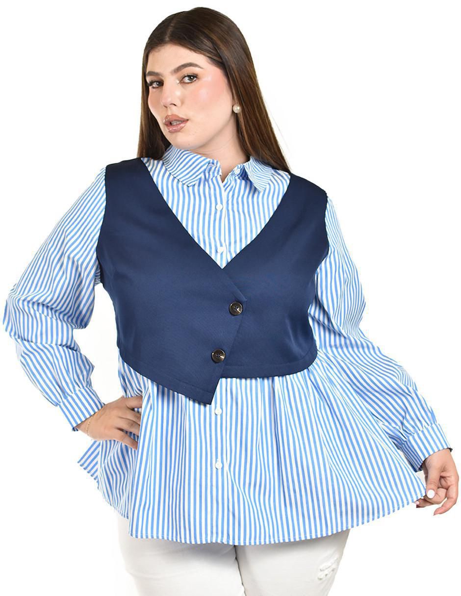 Blusa manga larga para mujer