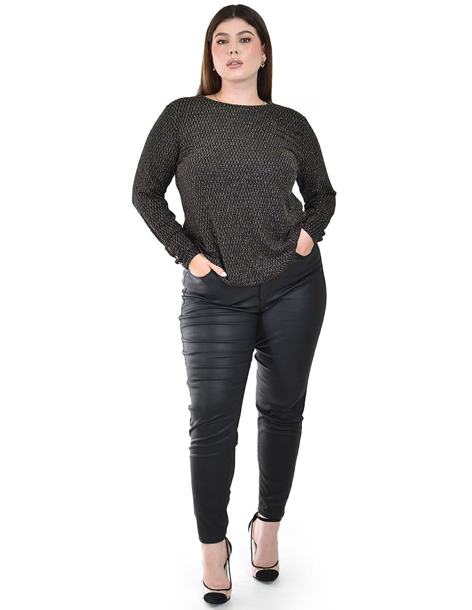 Blusa manga larga para mujer