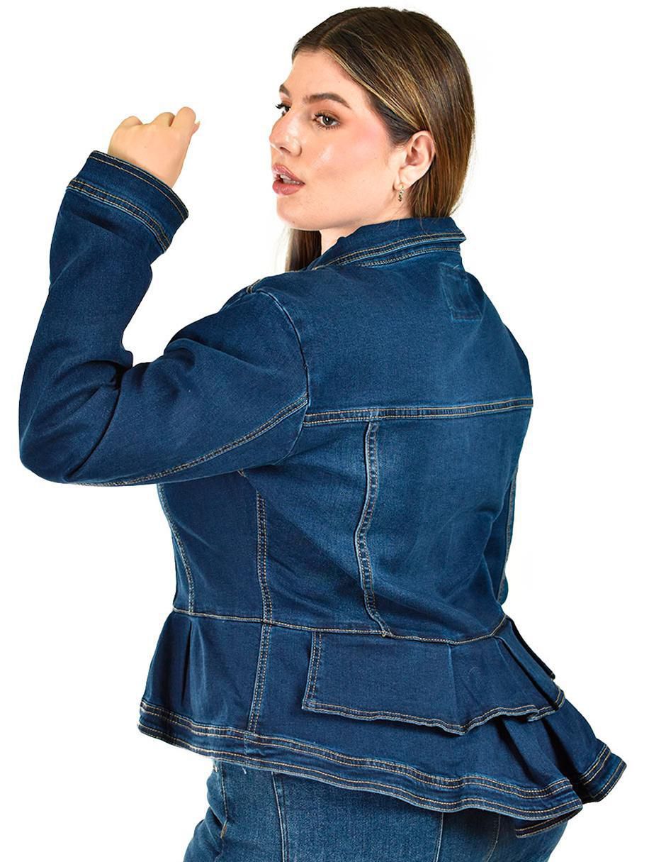 Chamarra de mezclilla para mujer
