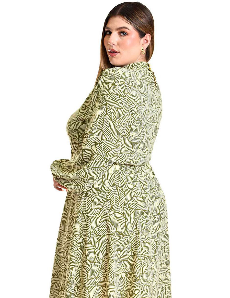 Vestido midi formal para mujer