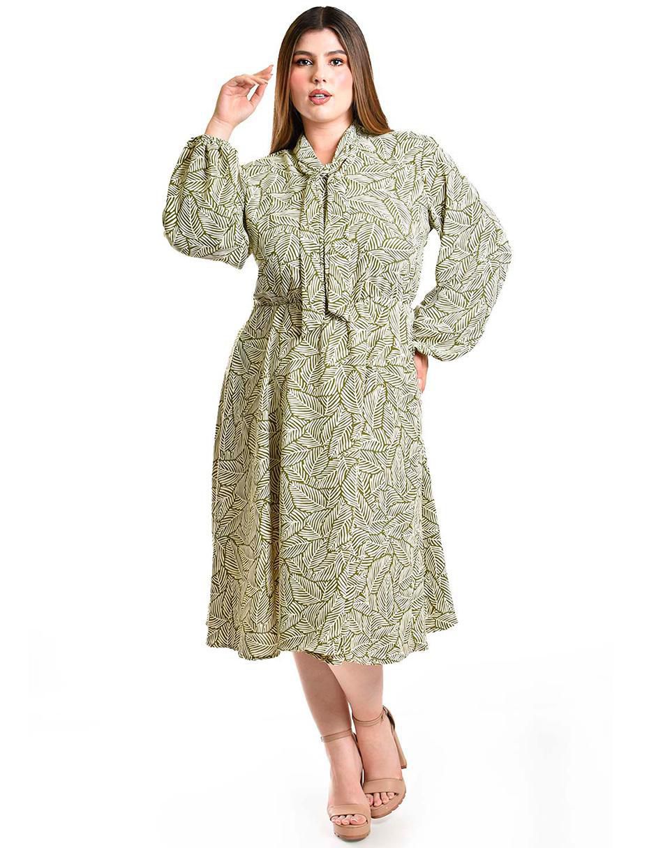Vestido midi formal para mujer