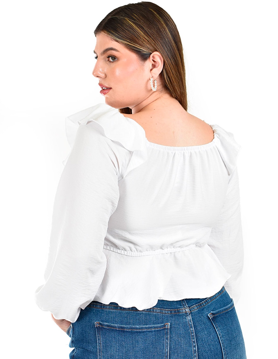 Blusa manga Larga para mujer 3