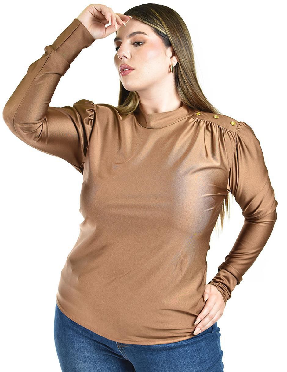 Blusa manga larga para mujer