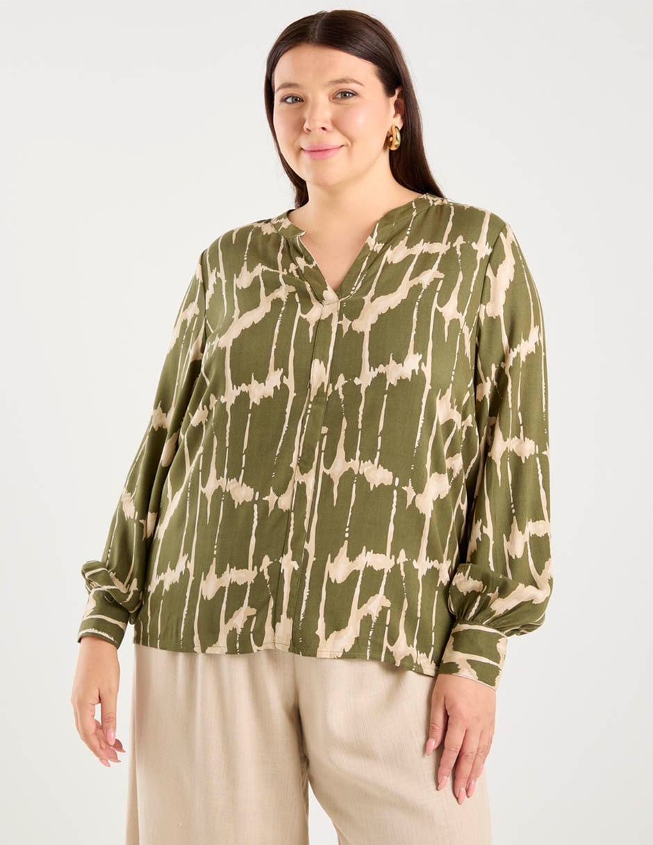 Blusa manga larga para mujer 1