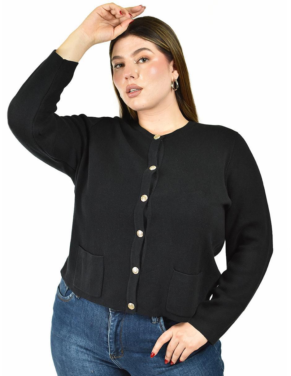 Suéter cuello redondo para mujer