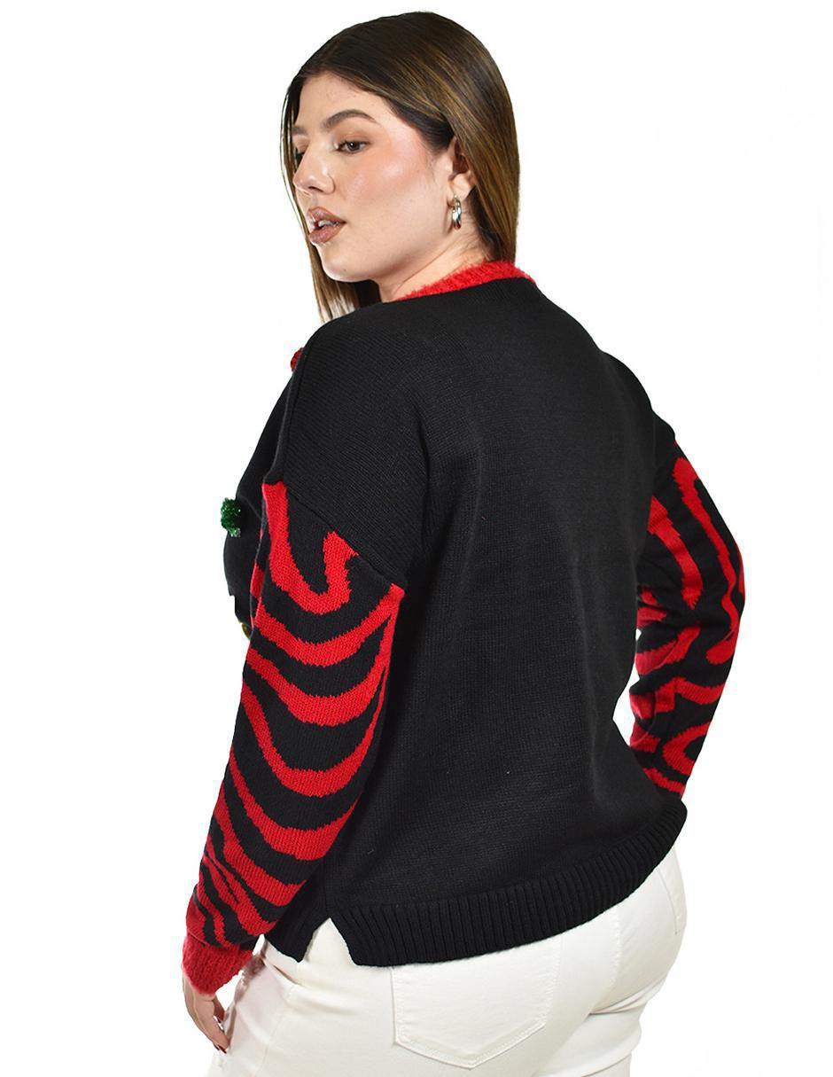 Suéter Roman Fashion cuello redondo para mujer