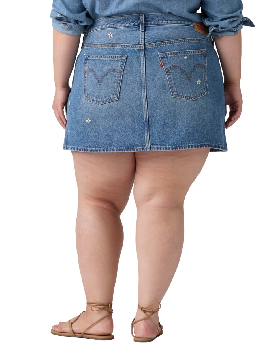 Falda mini a la cintura 3
