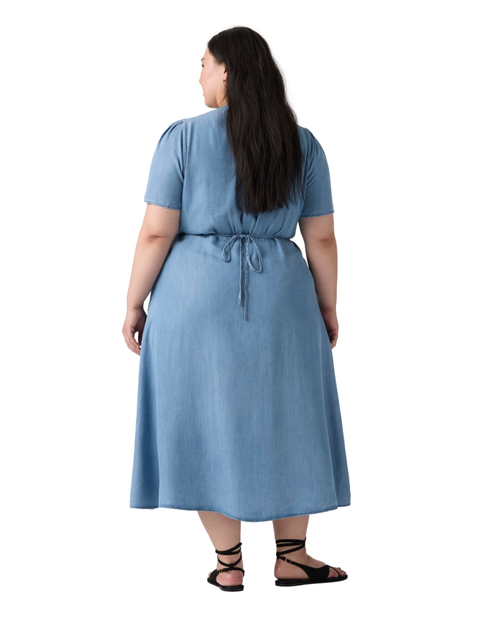 Vestido midi casual para mujer
