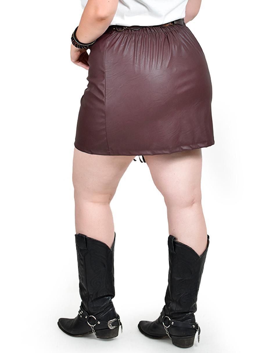 Falda mini cintura alta 5