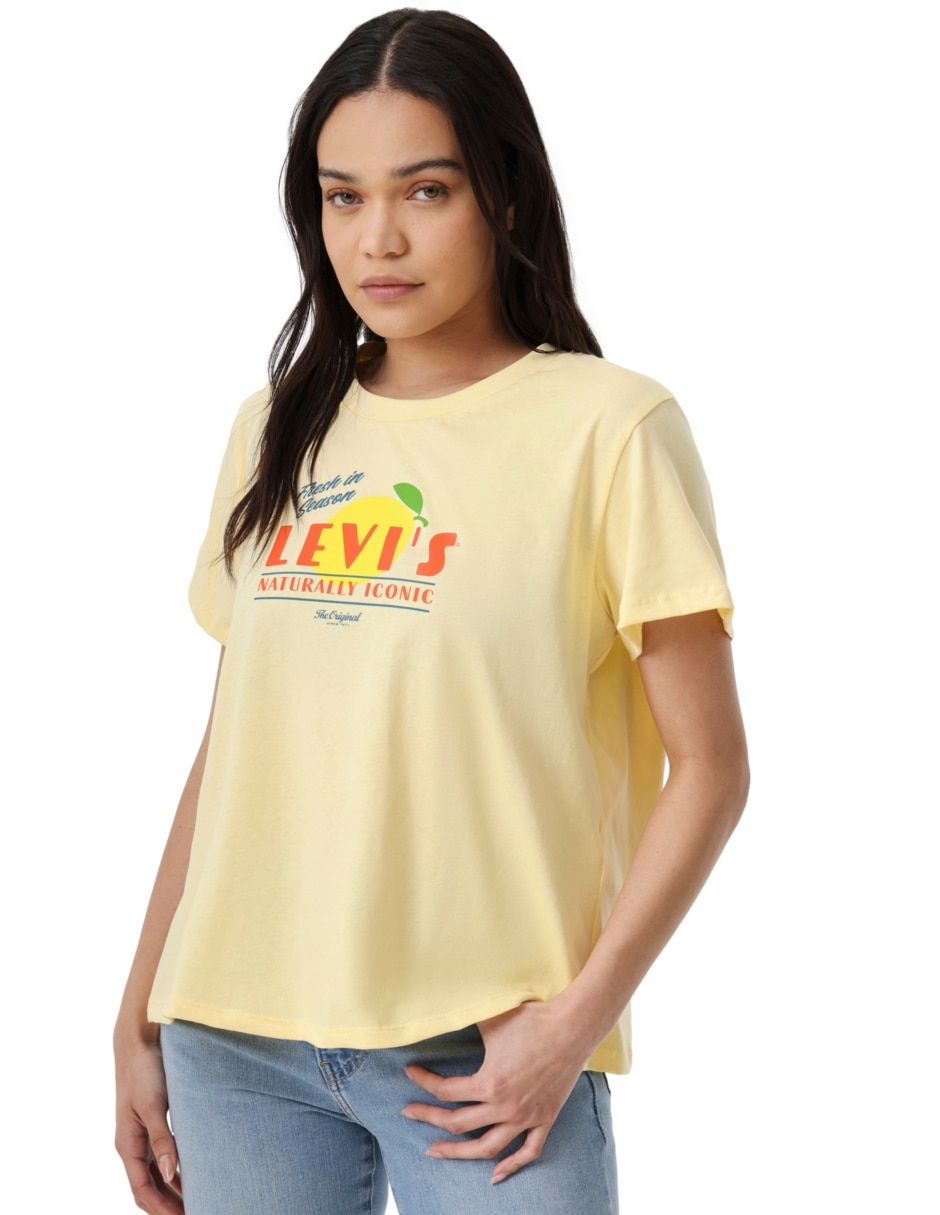 Playera manga corta cuello redondo mujer 2