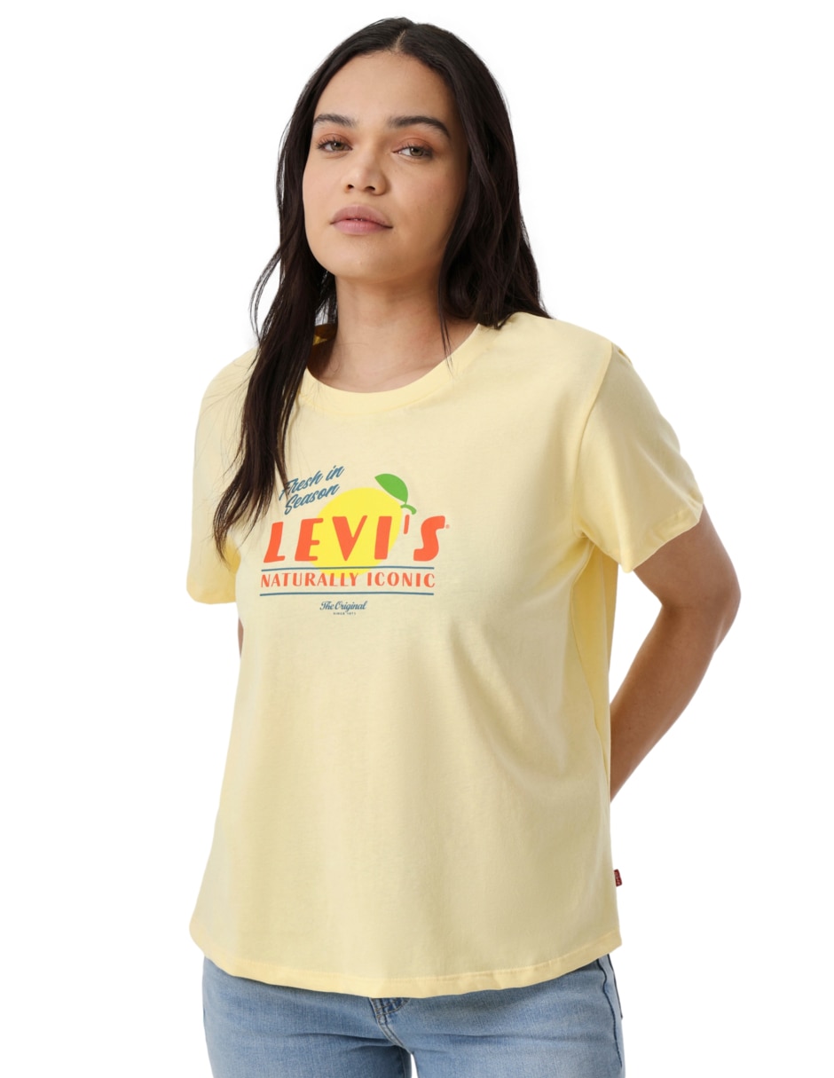 Playera manga corta cuello redondo mujer 6