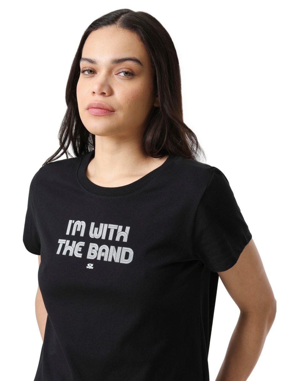 Playera manga corta cuello redondo mujer 6