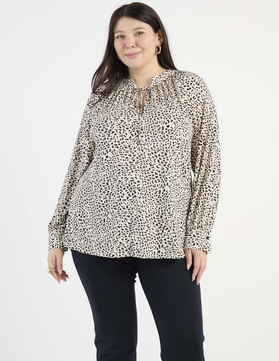 Blusa manga larga para mujer 7