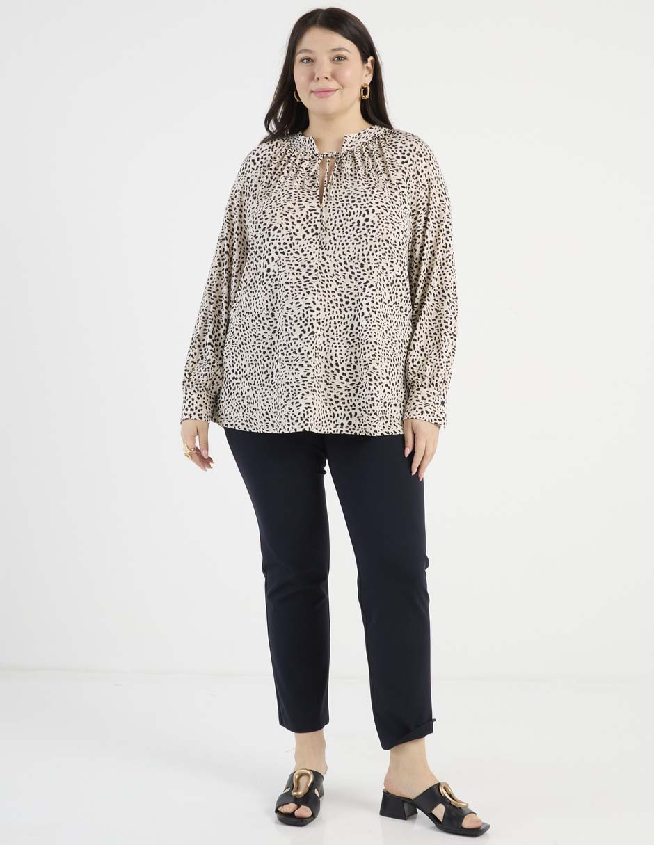 Blusa manga larga para mujer 8
