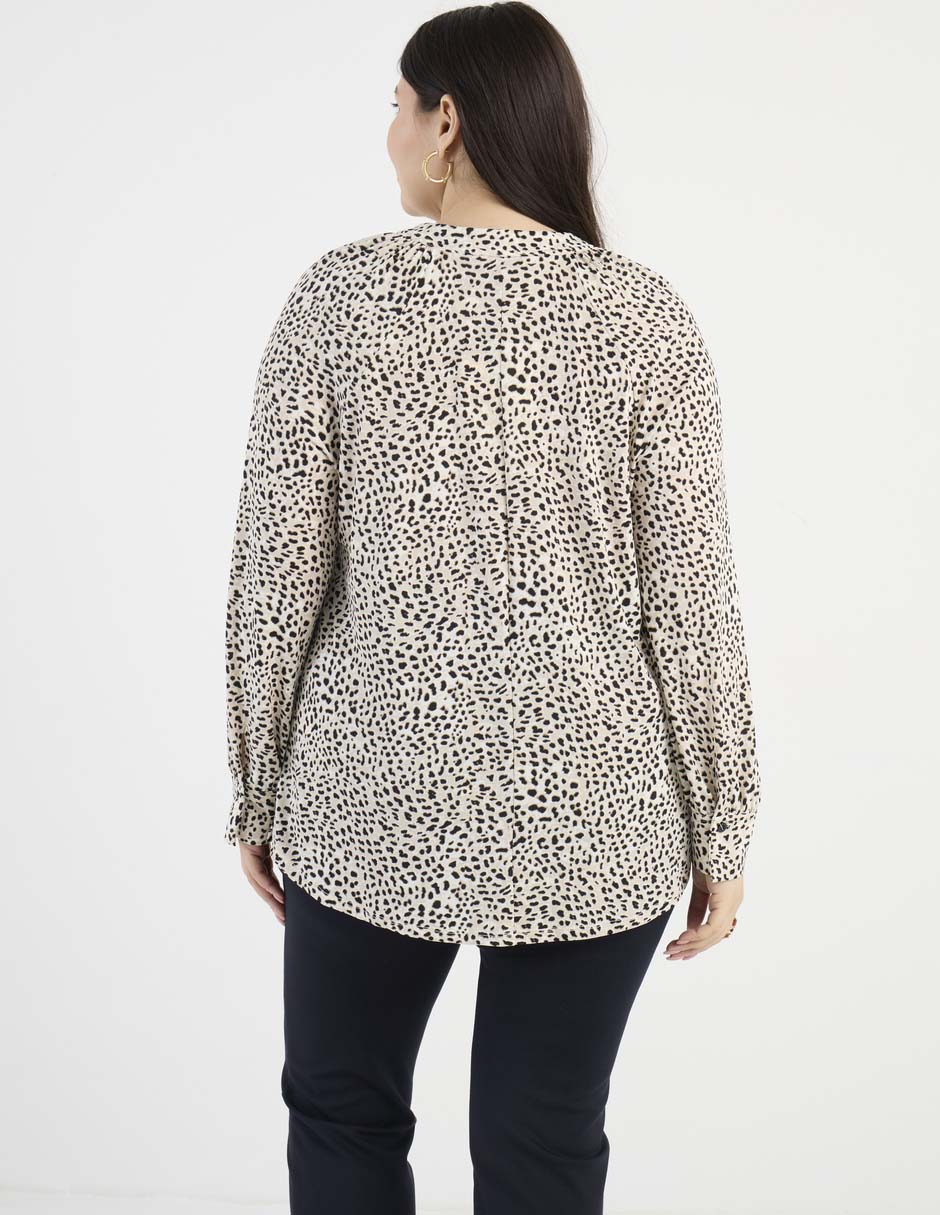 Blusa manga larga para mujer 11