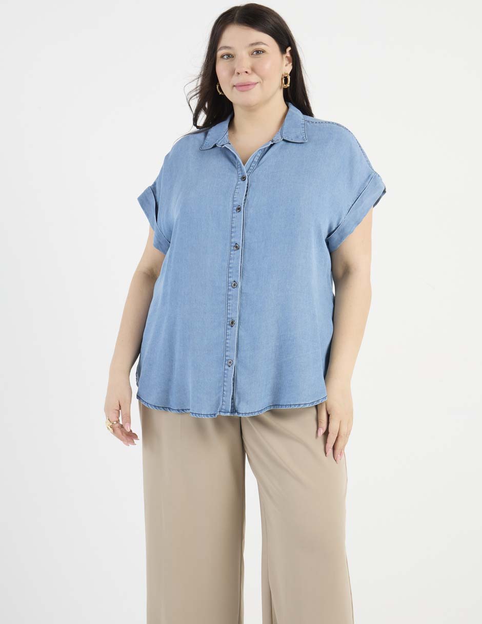 Blusa manga corta para mujer 1