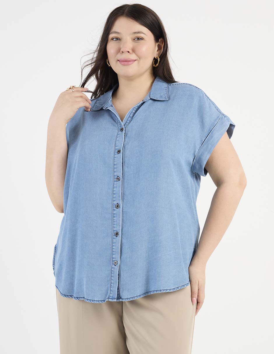 Blusa manga corta para mujer 9