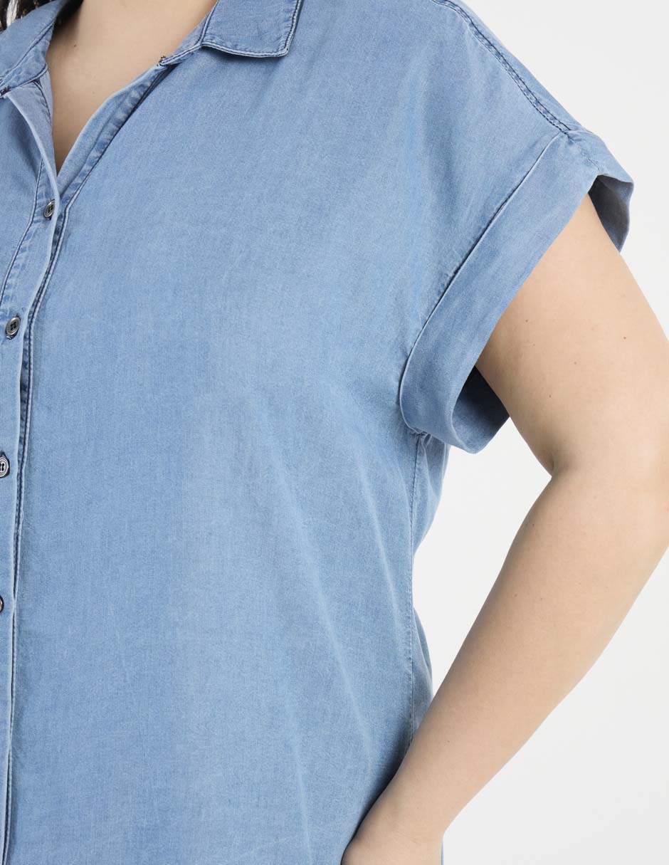 Blusa manga corta para mujer 10