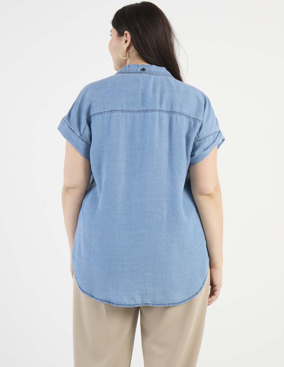 Blusa manga corta para mujer 11