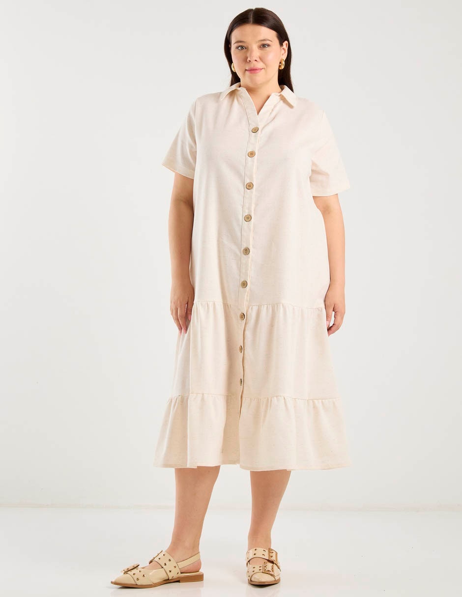 Vestido 3/4 casual para mujer 1