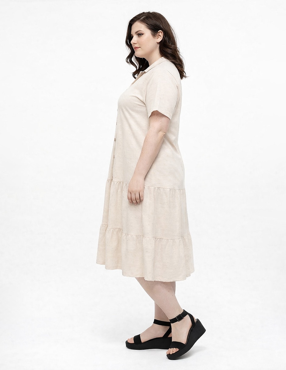 Vestido 3/4 casual para mujer 12