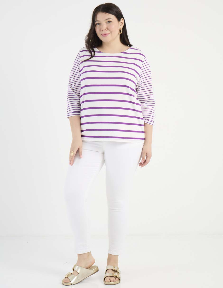 Jeans skinny cintura media para mujer 8