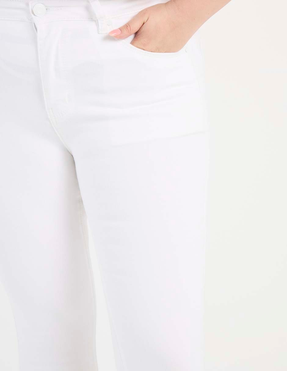 Jeans skinny cintura media para mujer 10