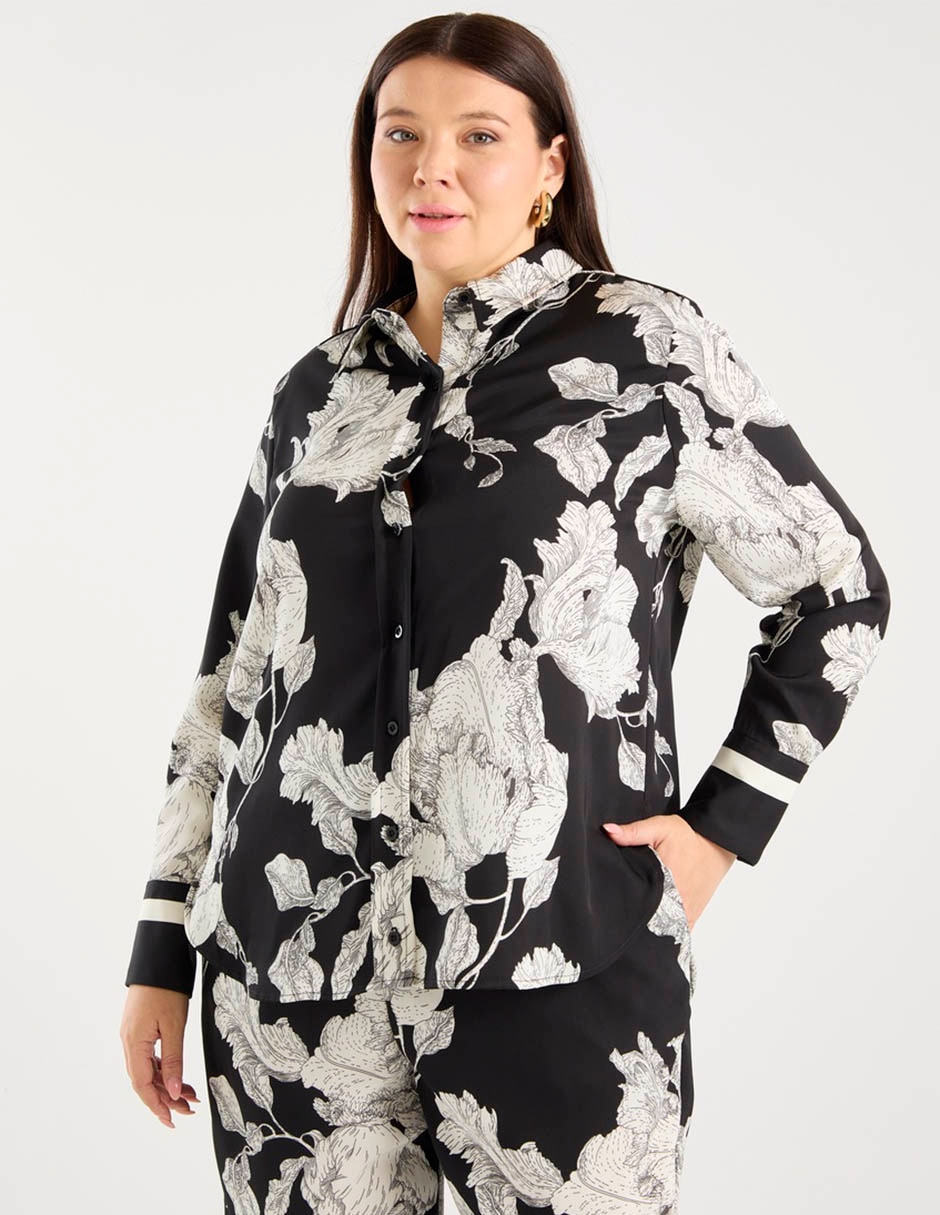Blusa manga larga para mujer 1