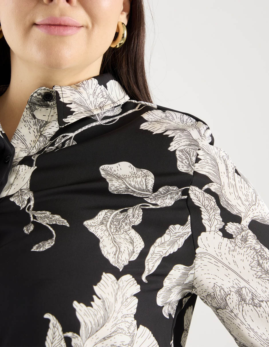 Blusa manga larga para mujer 9