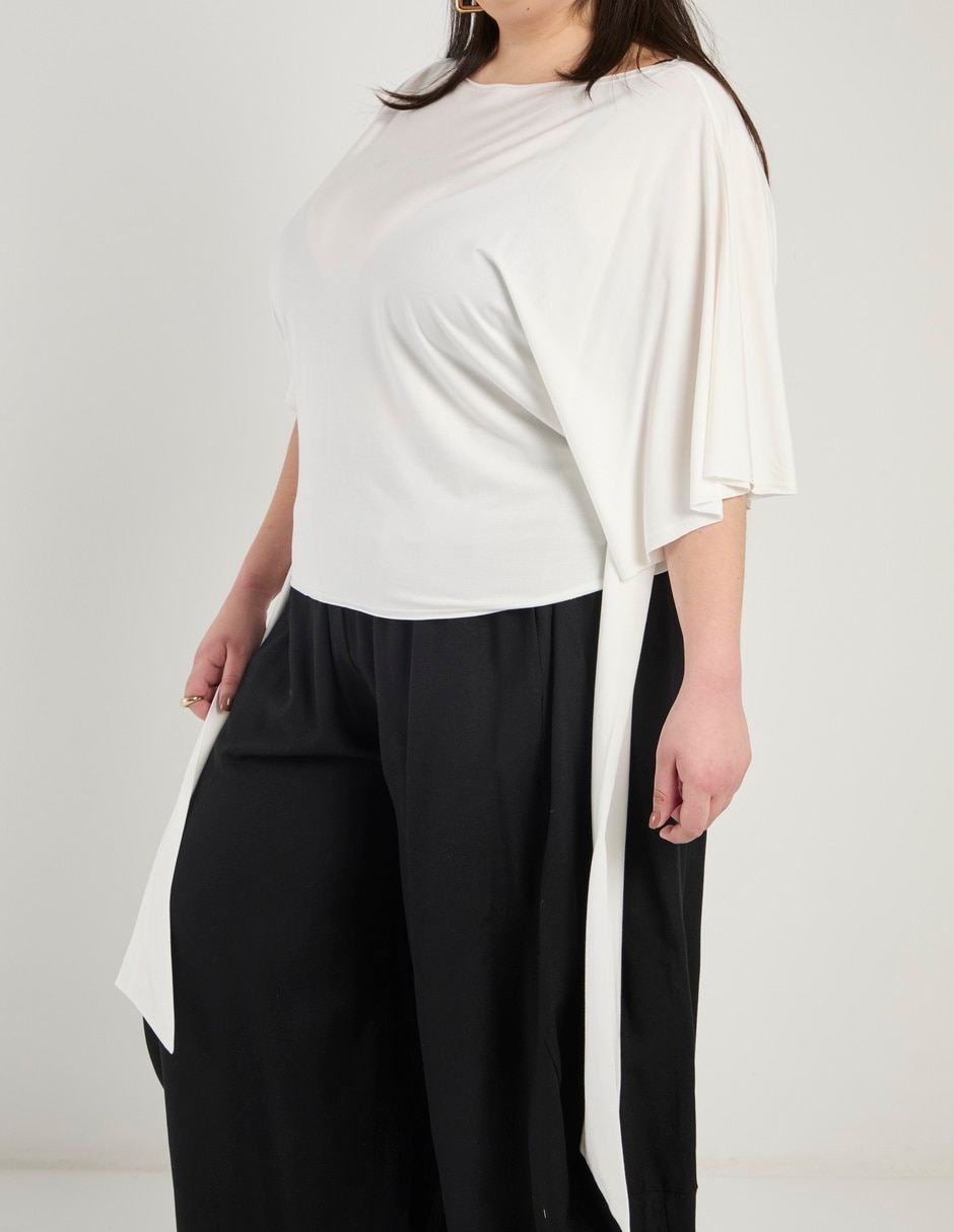 Blusa Map manga al codo para mujer