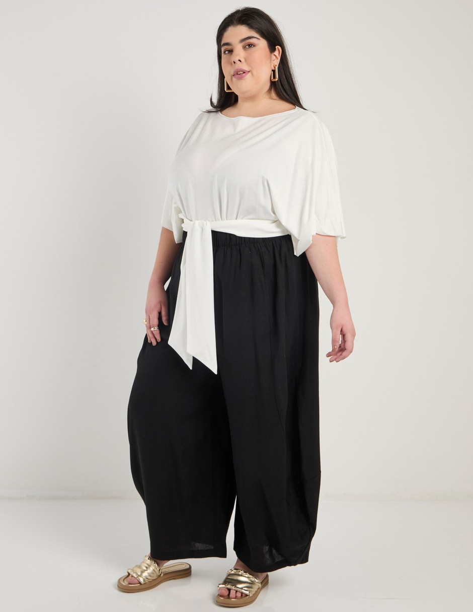 Pantalón amplio para mujer 4