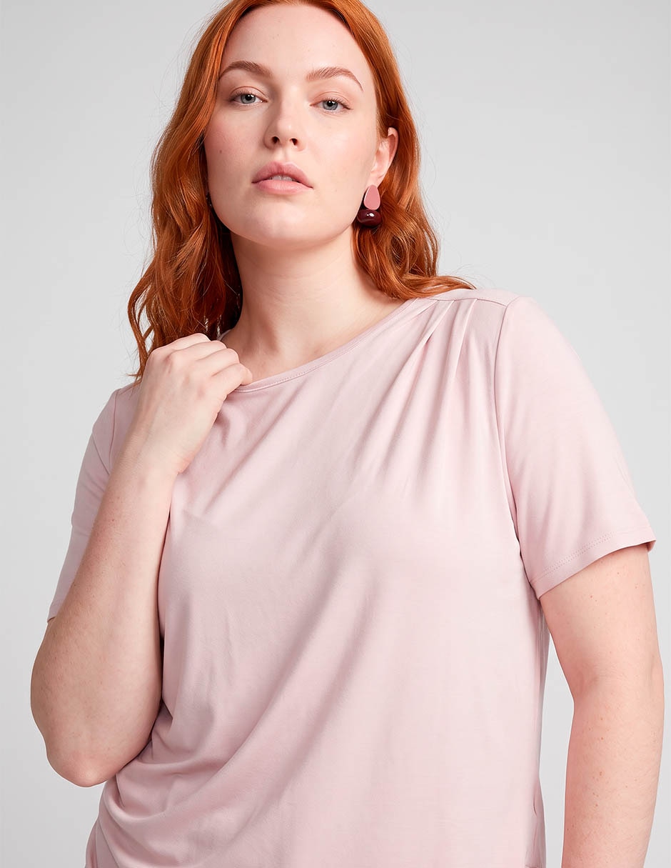 Playera manga corta cuello redondo mujer 3